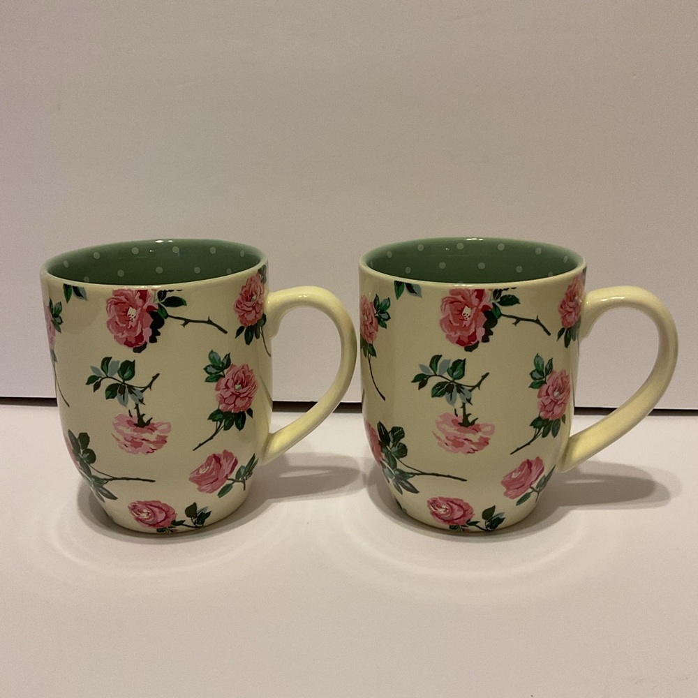 Matilda Jane Mix & Mingle 18 oz 2 Coffee Tea Mugs Bundle Floral Garden Rose